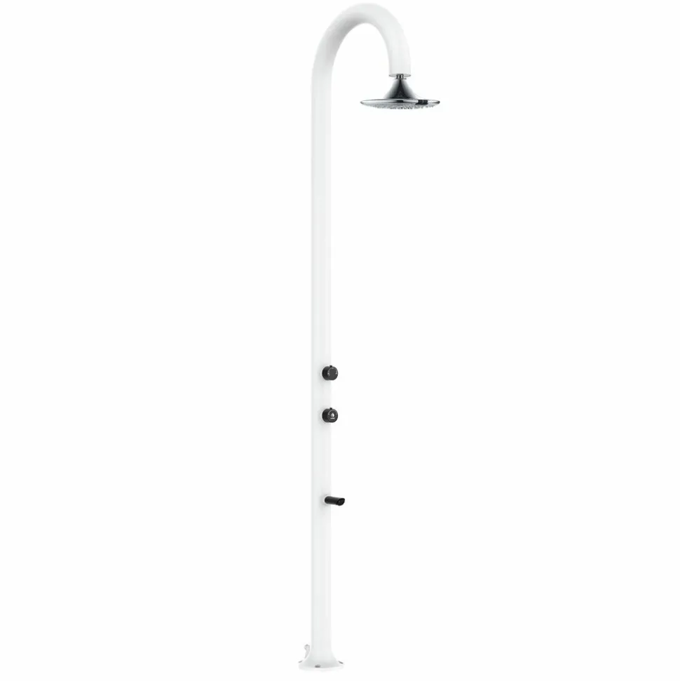 SINED - Douche en alu avec led 3 jets et capteur eau chaude et froide