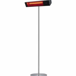 SINED - Rechauffeur infrarouge sined 2000w verre noir chaud