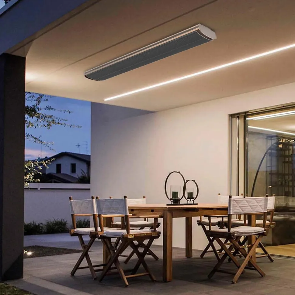 SINED - Riscalda i tuoi spazi con eleganza scegli il riscaldatore infrarossi 4000w design moderno e resist