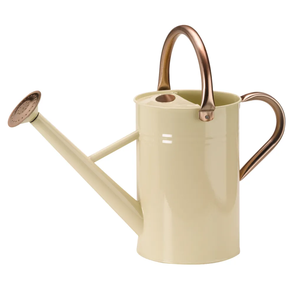 SMART GARDEN - Arrosoir de jardin en acier galvanisé ivoire 4.5L