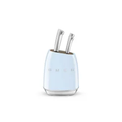 Smeg bloc de 6 couteaux bleu - kbsf02pb