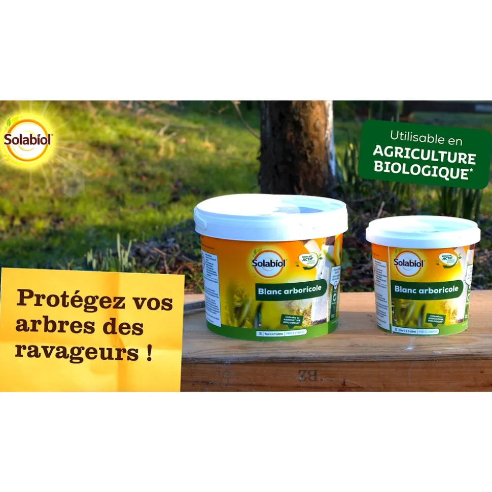 SOLABIOL - Blanc arboricole 3 litres Solabiol