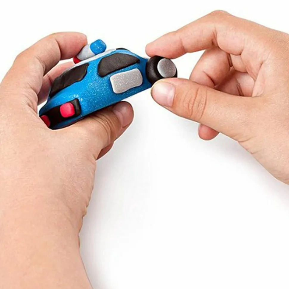 STAEDLER - Coffret modelage enfant - pâte polymère - voitures de police