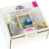STAEDTLER - Coffret atelier modelage bijoux pâte polymère en bois flotté