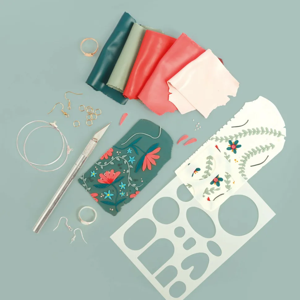 STAEDTLER - Coffret bijoux en pâte polymère - technique du slab
