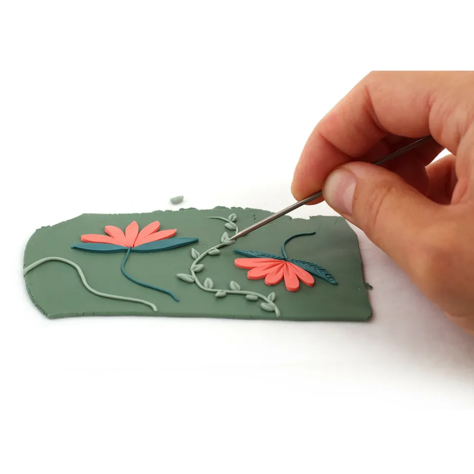 STAEDTLER - Coffret bijoux en pâte polymère - technique du slab