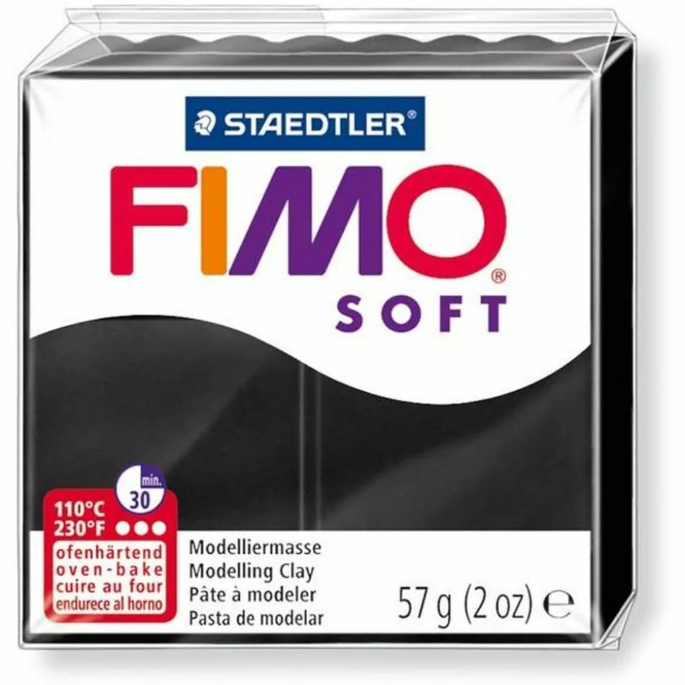 STAEDTLER - Pâte polymère 114 g - noir