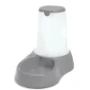 STEFANPLAST - Distributeur de croquettes 3.5 kg, gris en plastique, pour chien ou chat