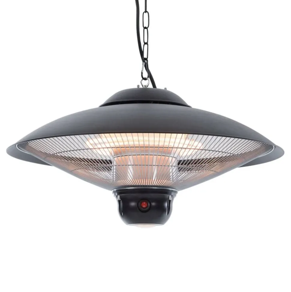 SUNRED - Chauffage avec télécommande sirius 2100 w halogène noir ce09b