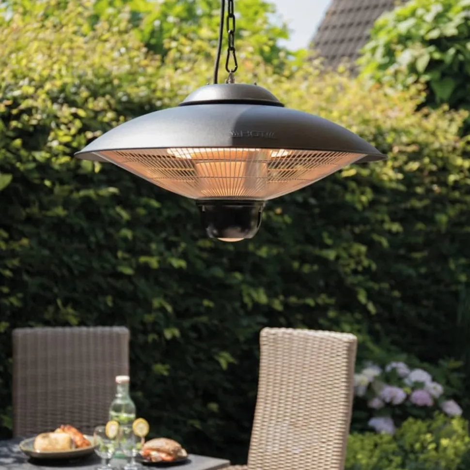 SUNRED - Chauffage avec télécommande sirius 2100 w halogène noir ce09b