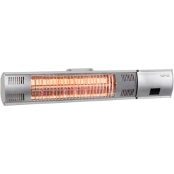 SUNRED - Chauffage mural royal diamond 2000 w argenté
