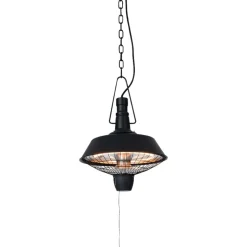 SUNRED - Chauffage suspendu indus 2100 w halogène noir rsh16