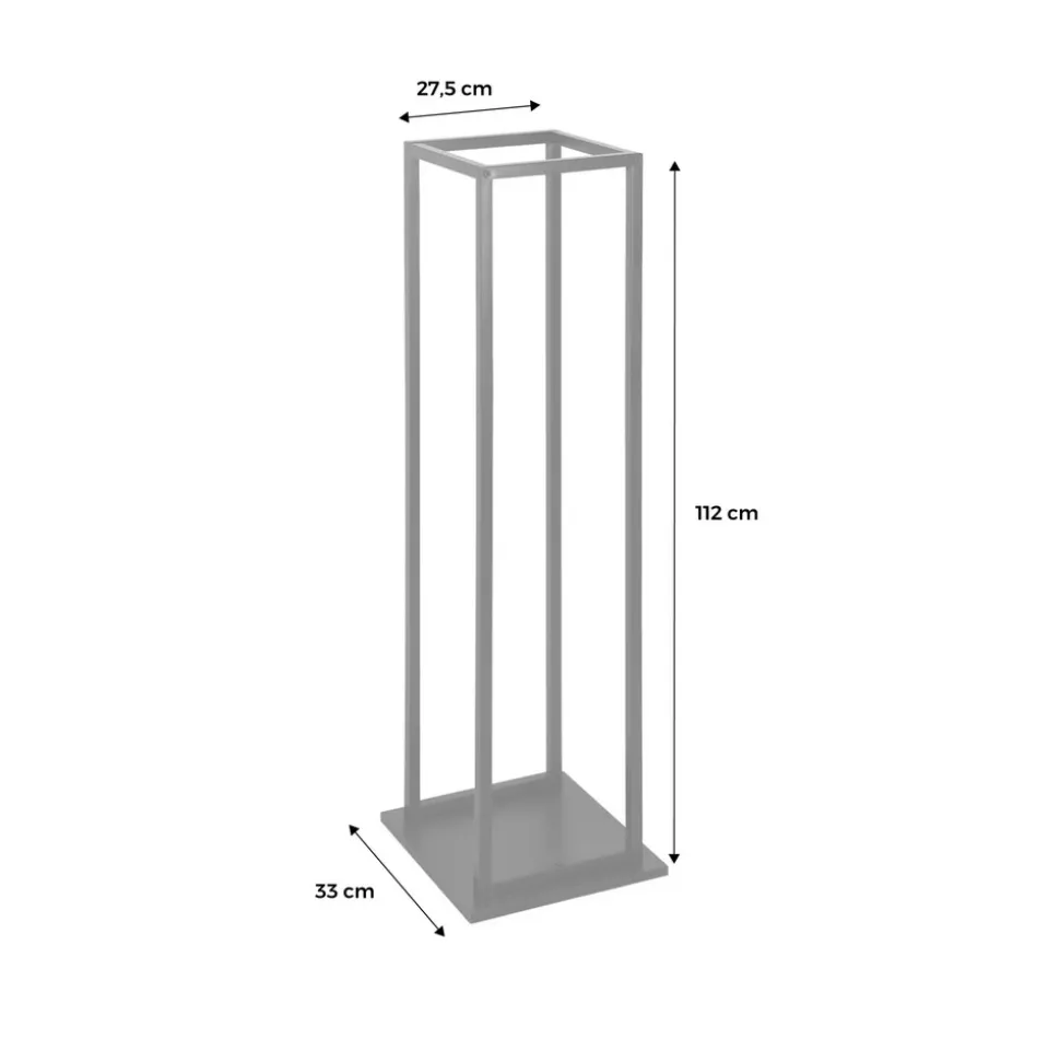 SWEEEK - Range bûches intérieur 112cm. Industriel. En acier