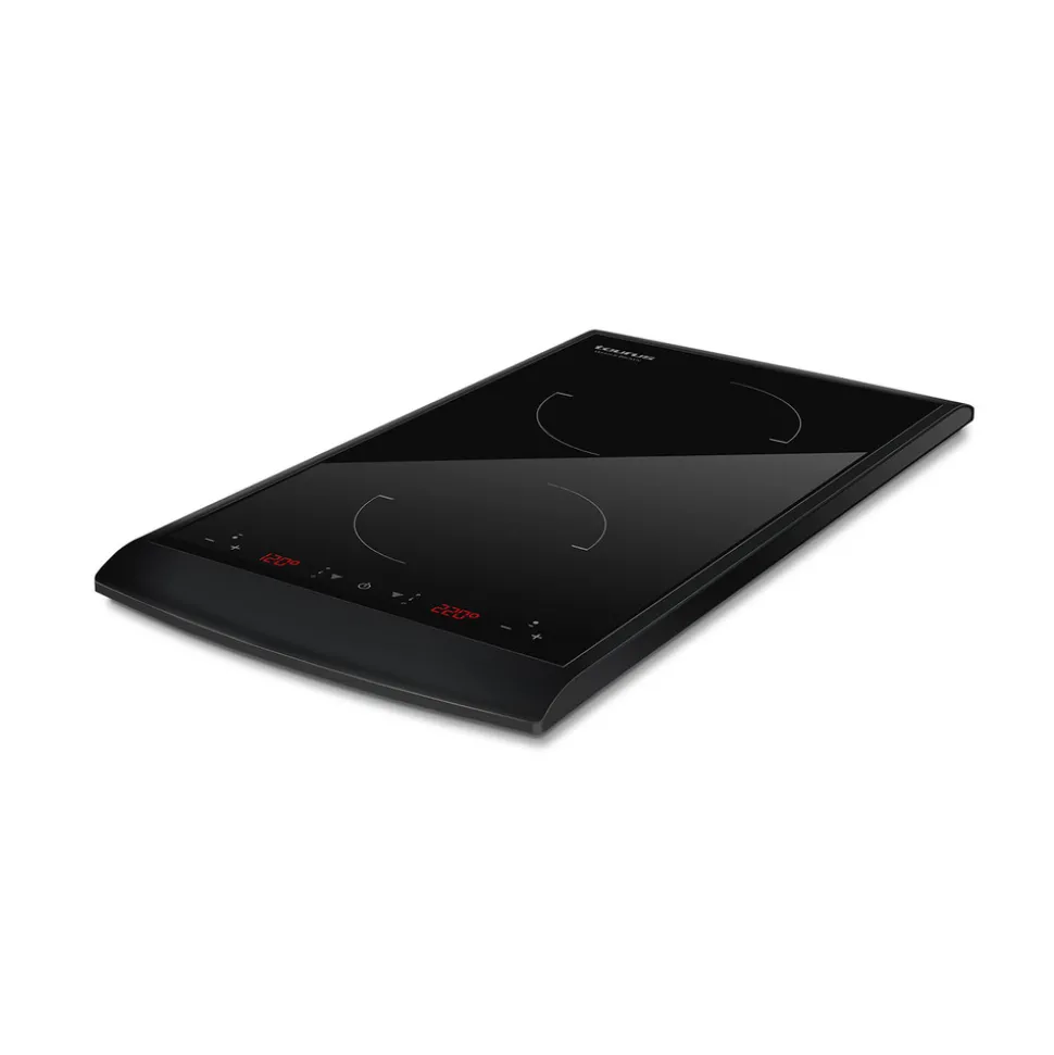 Taurus table de cuisson à induction posable 2 feux 2900w - darkfire domino