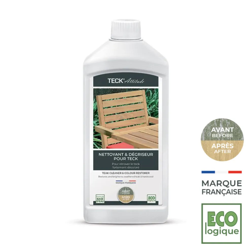 TECK'ATTITUDE - Dégriseur pour teck & bois durs 1 l