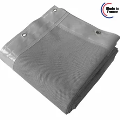 TECPLAST - Bâche carport micro-perforée tecplast mp460cp 3x3 m - grise - garantie 5 ans