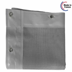 TECPLAST - Bâche micro-perforée tecplast mp460mu 3x3 m - grise - garantie 5 ans