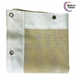 TECPLAST - Toile pergola micro-perforée tecplast mp460pr 3x5 m - ivoire - garantie 5 ans