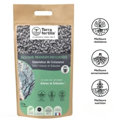 TERRA FERTILIS - Fertilisant arbres et arbustes à base de mycorhizes - 2,5 kg