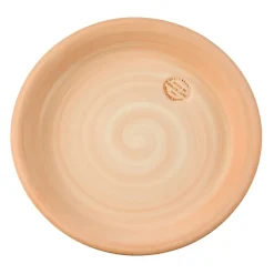 TERRABLANCA - Soucoupe en terre cuite claire Ø 39 cm