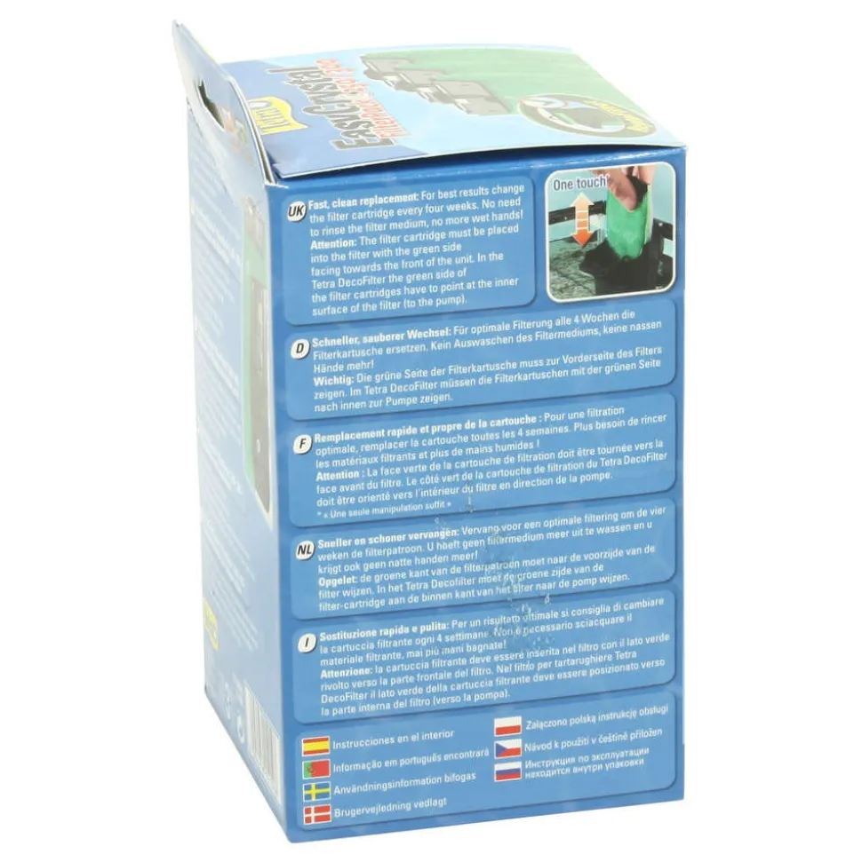 TETRA - Cartouches de filtration charbon actif pour filtre Tetra Easy Crystal