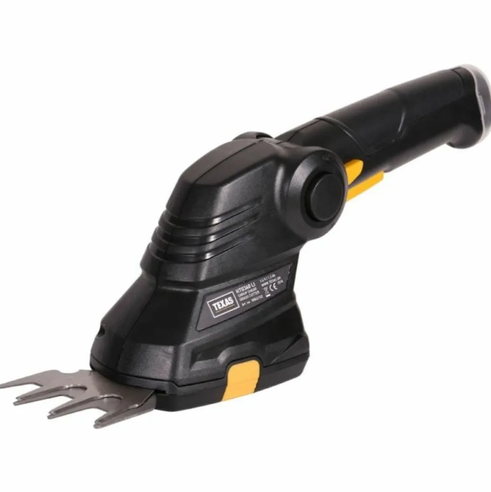 TEXAS - Pack cisaille à gazon 70mm et taille arbuste 120mm batterie lithium usb texas htg360li