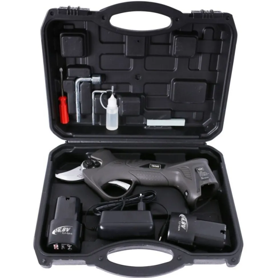 TEXAS - Sécateur sans fil pack 2 batteries outils texas gs1680li