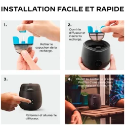 THERMACELL - Thermacell® bouclier anti-moustiques rechargeable : la solution silencieuse et i