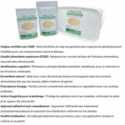 TOUT POUR LES NUISIBLES - Lécithine de soja sans ogm, solu'control - seau de 2kg