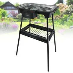 TRIOMPH - Barbecue électrique sur pieds ou sur table - triomph etf1526 - 2000w - intérieur et extérieur