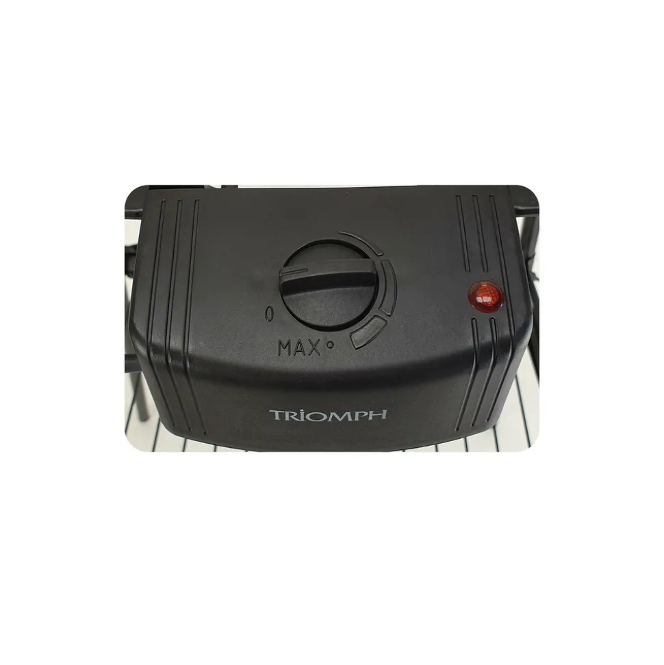 TRIOMPH - Barbecue électrique sur pieds ou sur table - triomph etf1526 - 2000w - intérieur et extérieur
