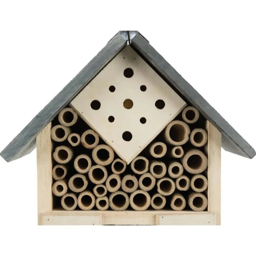 TRIXIE - Hôtel à insectes 18x29x10 cm bois de pin et ardoise