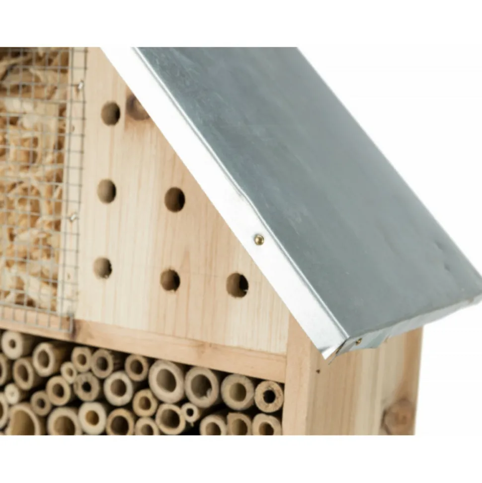 TRIXIE - Hôtel pour insectes 29 x 16 x hauteur 49 cm, insectes.