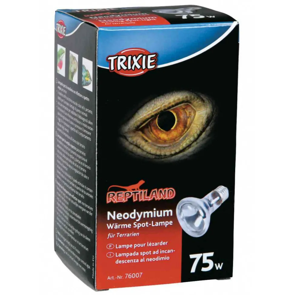 TRIXIE - Lampe spot neodymium à chaleur 75 w pour reptile.