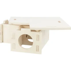TRIXIE - Maison pour rongeurs à 3 chambres 25x10x25 cm bois