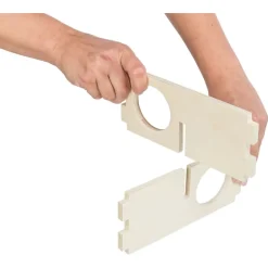 TRIXIE - Maison pour rongeurs à 3 chambres 25x10x25 cm bois