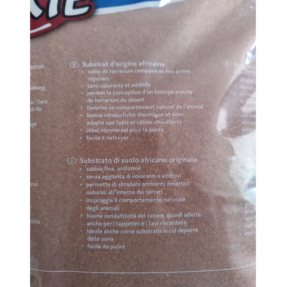 TRIXIE - Sable du désert, substrat d'origine africaine sachet de 5 kg reptiles.