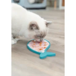 TRIXIE - Table à lécher lick'n'snack en forme poisson 28 cm pour chat