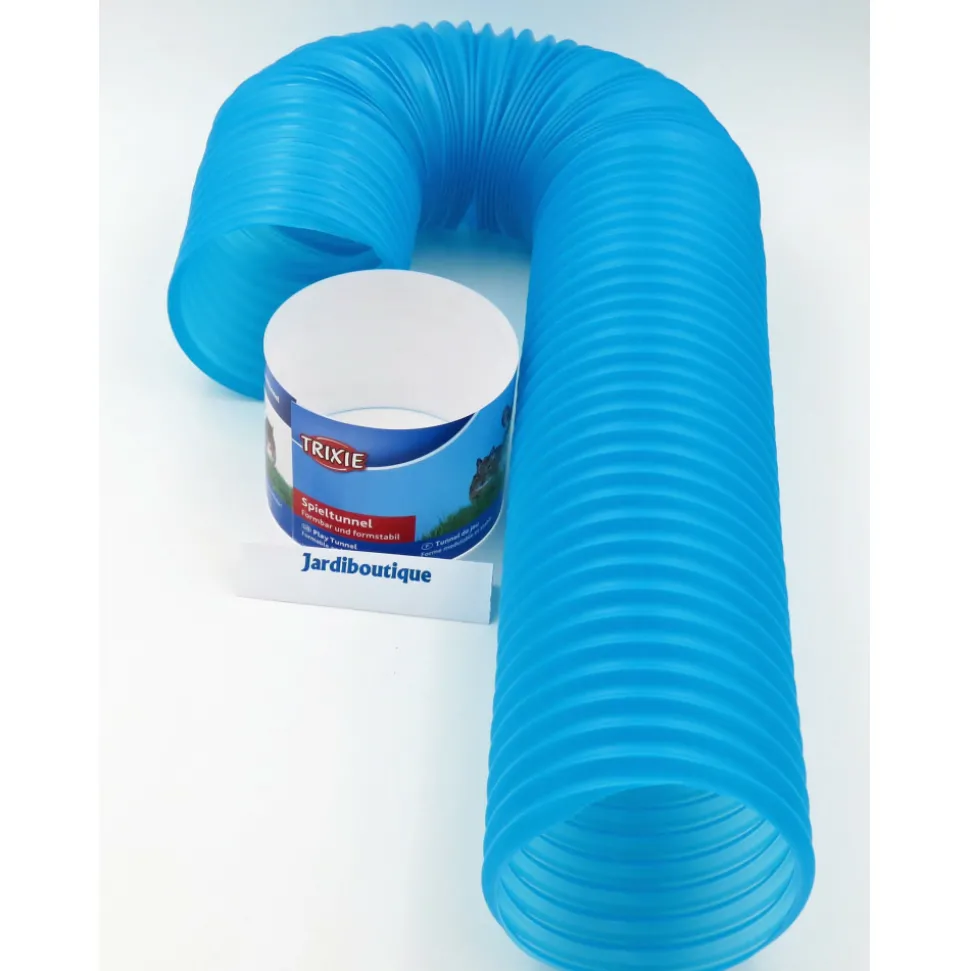 TRIXIE - Tunnel de jeu, extensible ø 10 cm 19/75 cm, rat
