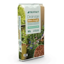 TRUFFAUT - Billes d'argile calibre 8/16 mm - sac de 10 litres