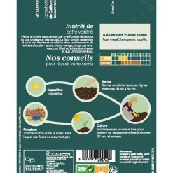 TRUFFAUT - Eschscholtzia de Californie varié à fleur simple : en sachet
