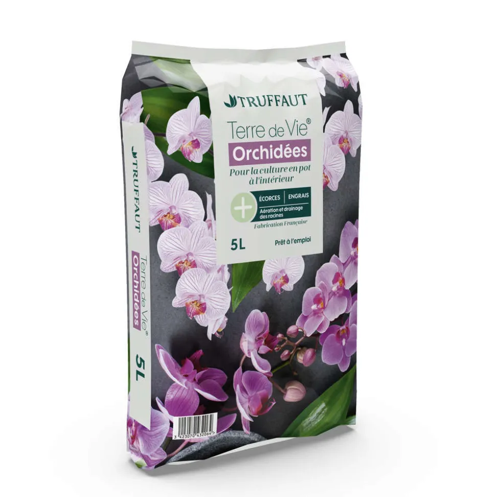 TRUFFAUT - Terreau 'Terre de Vie®' pour orchidées - sac de 5 litres