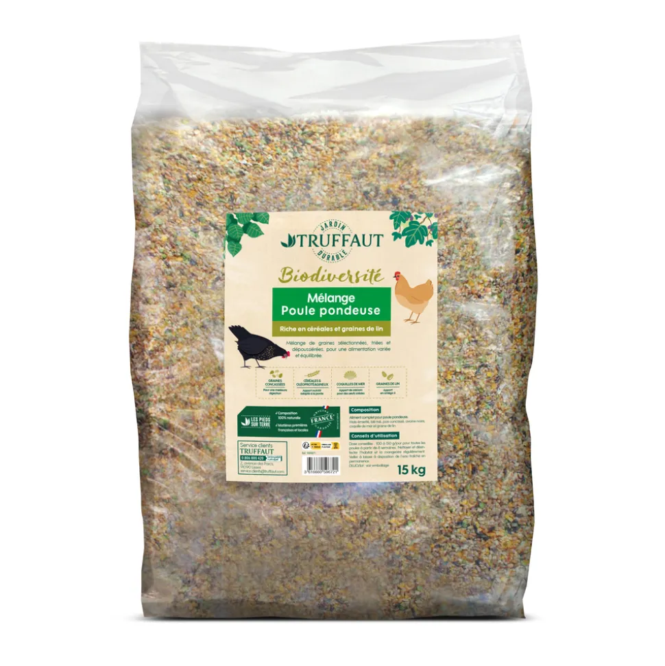 TRUFFAUT BIODIVERSITÉ - Mélange Poule pondeuse 15kg