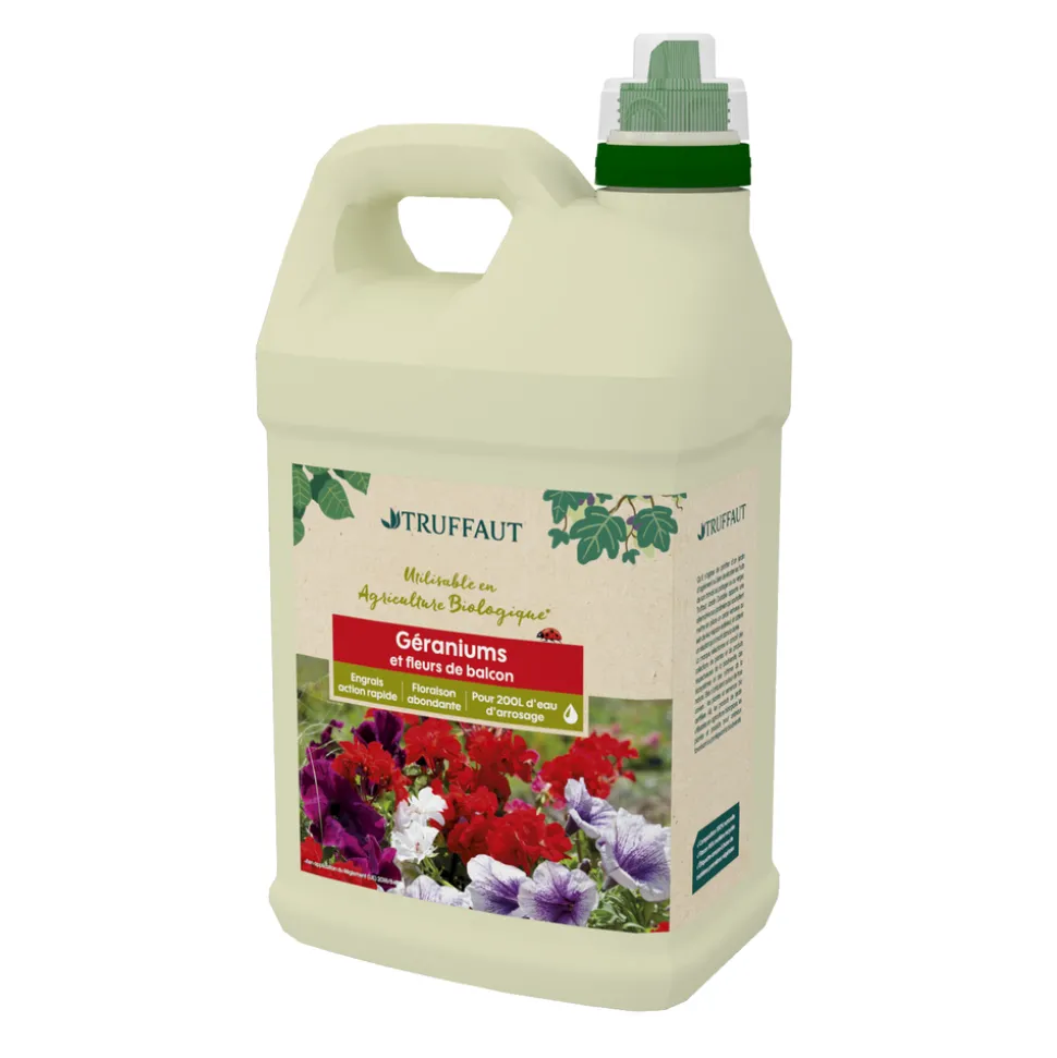 TRUFFAUT UAB - Engrais liquide Truffaut géraniums et fleurs de balcon 2 litres