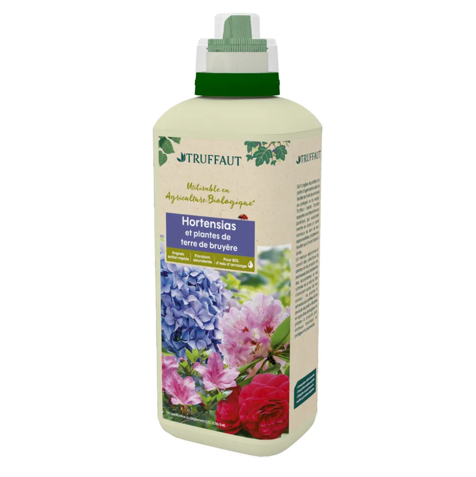 TRUFFAUT UAB - Engrais liquide Truffaut hortensias, plantes de terre de bruyère 800ml