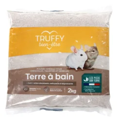 TRUFFY - Terre à bain pour chinchillas 2kg