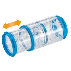 Tube extensible hamsters ferplast fpi 4816 plastique transparent rongeurs