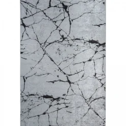 UNAMOURDETAPIS - Tapis de chambre 160x230 lyn11 marb gris, facile d'entretien