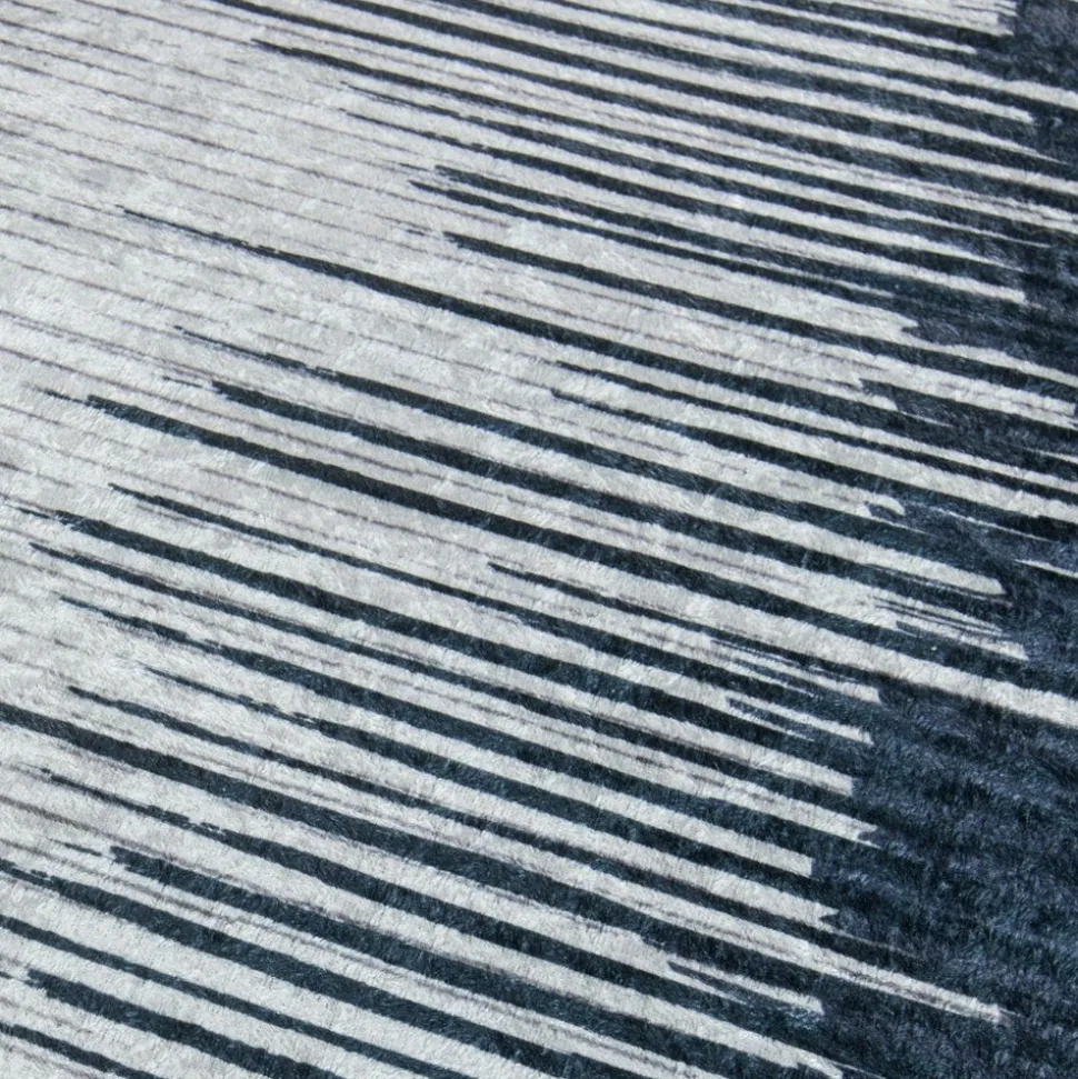 UNAMOURDETAPIS - Tapis de salon 200x290 lyn11 flona noir, facile d'entretien