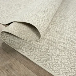 UNAMOURDETAPIS - Tapis extérieur intérieur 120x170 lyn13 rezy aspect jute ton sur ton